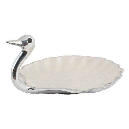 Minakari Swan Platter Big