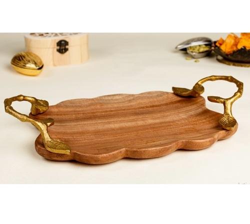 Wooden Tray Set