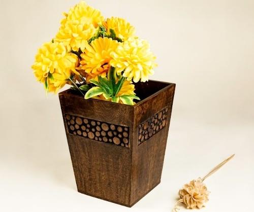 Wooden Dustbin