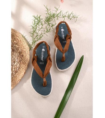 Open Toe T strap cross sandals