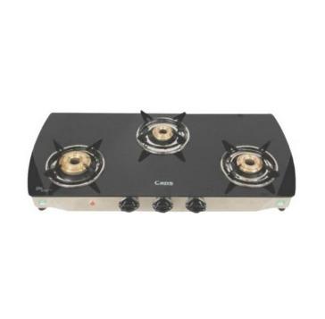BESTEM 3 Burner Stove with Slim Body â Black Finish