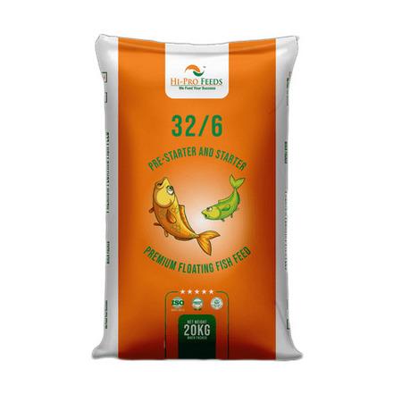 Premium Floating fish feed Prestarter 32/6 