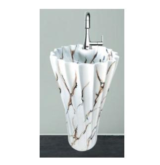 One Piece Wash Basin Damru - 6001