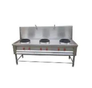 Three Burner Chinese Cooking Range