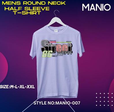 Mens Round Neck Half Sleeve T Shirts