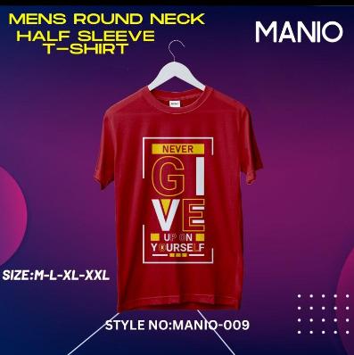 Mens Round Neck Half Sleeve T Shirts