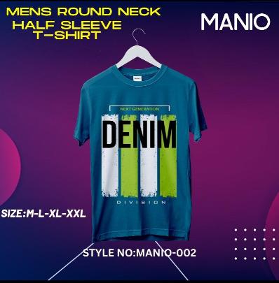 Mens Round Neck Half Sleeve T Shirts