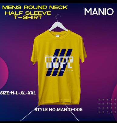 Mens Round Neck Half Sleeve T Shirts