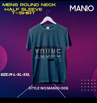 Mens Round Neck Half Sleeve T Shirts