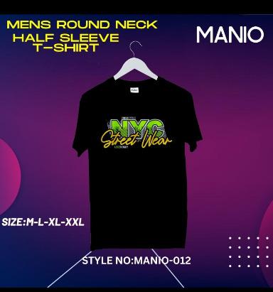 Mens Round Neck Half Sleeve T Shirts