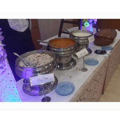 Veg Pulao, Dal Tadka, Curd