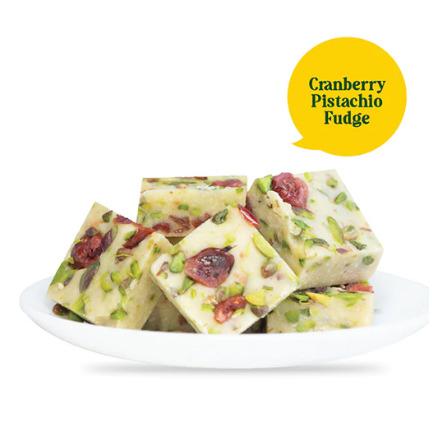 Cranberry Pistachio Fudge