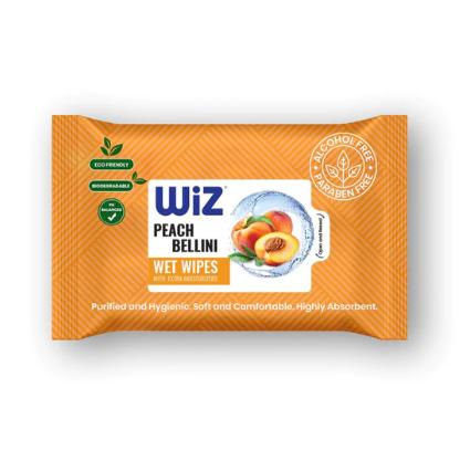 Peach Bellini Refreshing Wipes