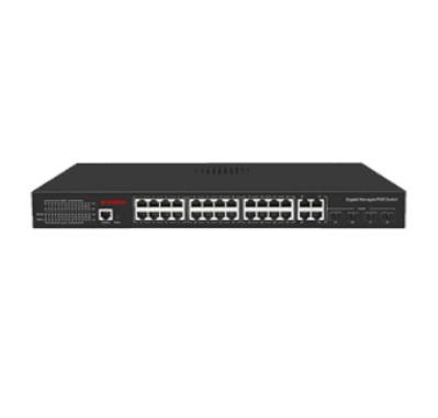 28 Ports Gigabit Managed Ethernet POE Switch