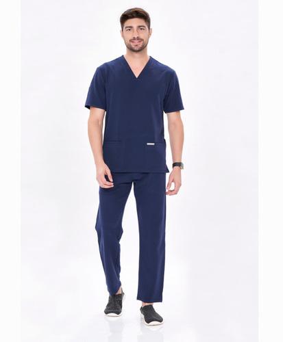Raven Navy Blue V Neck Male Staff Uniform