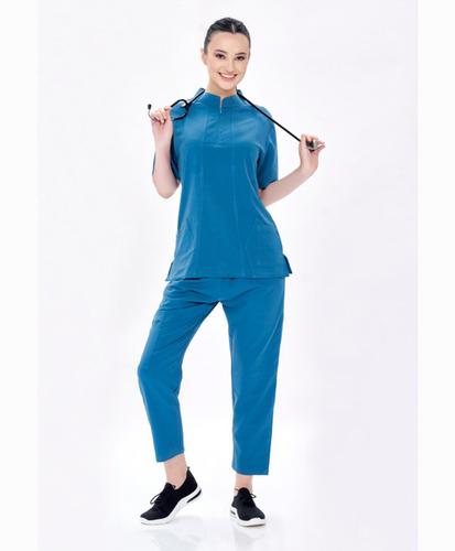Phoenix Zipper Teal Green Female Staff Uniform