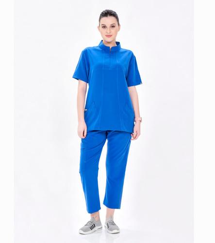 Phoenix Zipper Royal Blue Female Staff Uniform