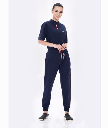 4 Way Falcon Female Polo And Joggers Navy Blue