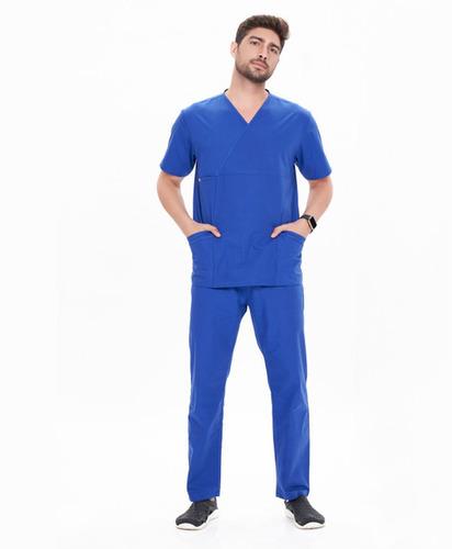 Royal Blue Mock Wrap