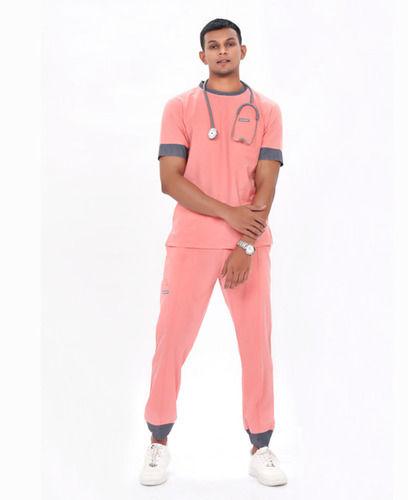 Pastel Riley T Shirts and Joggers Pastel Peach Male