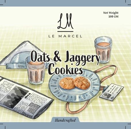 Oats & Jaggery Cookies