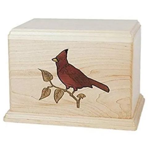Animal Wood Cremation Urn 