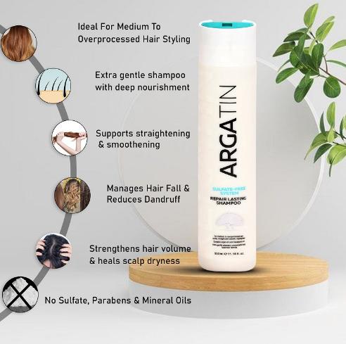 Argatin Keratin Repair Lasting Sulphate Free Shampoo