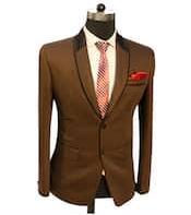 Brown 2 Piece Mens Suits