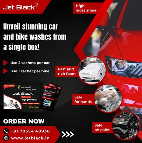 Jet Black Car Shampoo High Gloss Shampoo