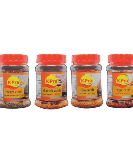 GARLIC CHUTNEY, DANE CHUTNEY, TEEL CHUTNEY, KARALA CHUTNEY 