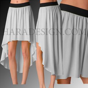 Halfmoon Waist Skirt 
