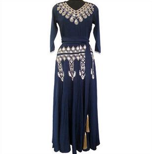 Embroidered Beaded Abaya 