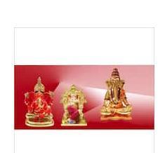 Gold Plated God Statues