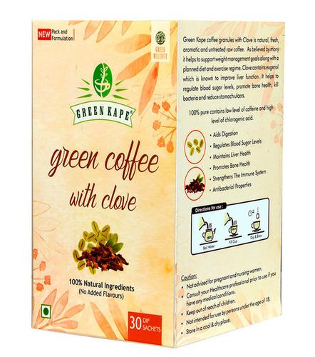 Green coffee with clove (Dip Sachets)