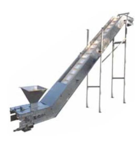 Inclined Flight Belt Pocket Conveyor