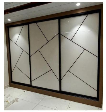 Modern H Profile Sliding Profile Doors
