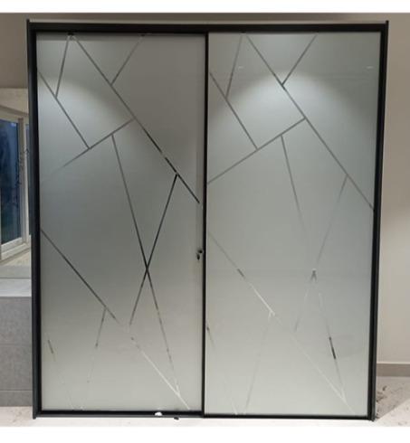 White Vinus Profile Sliding Profile Doors