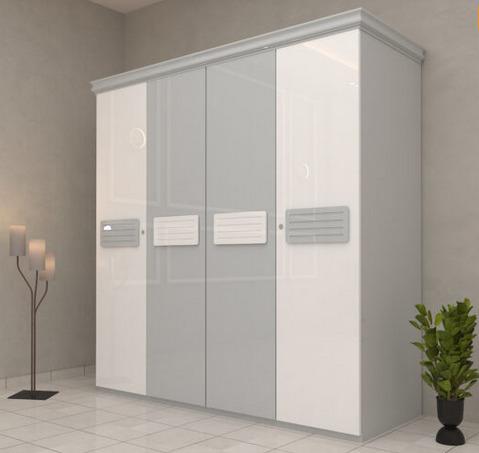Sonnet 4 Door Wardrobe in 11mm Back W4D 7872