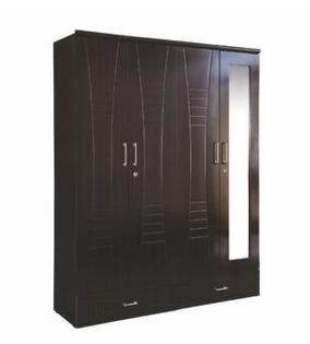 Eco 4 Door Wardrobe with Glass