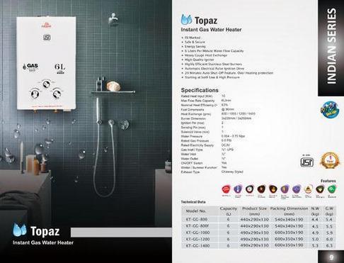 Instant Gas Water Heater (Kalptree) 
