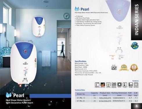 Kalptree -  Geyser Water Heater - PEARL - 15 & 25 Litres