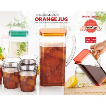 Primium Orange Jug Set