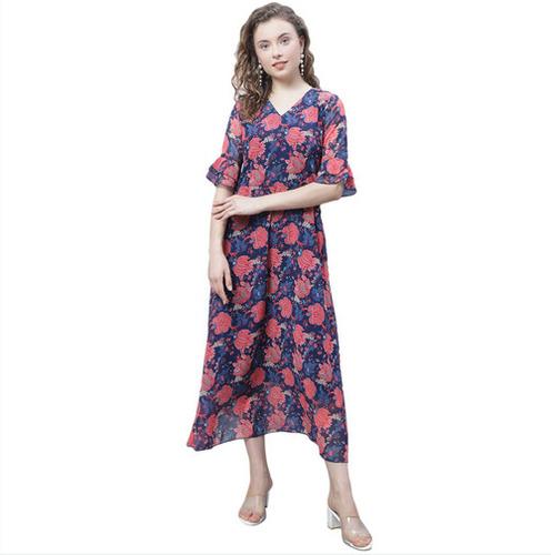 Printed Georgette Dress 