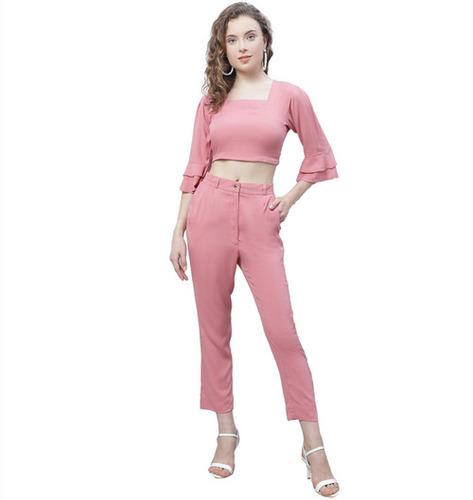 100% Rayon Fashionable Co-ord Set 