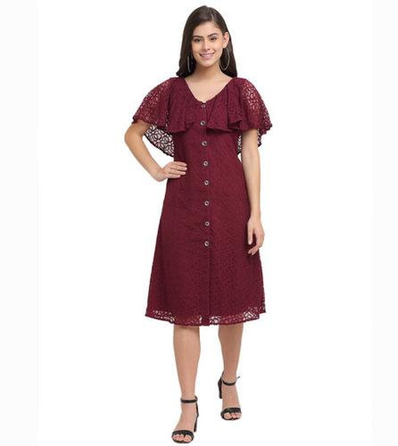 Cotton Net Dress for Women