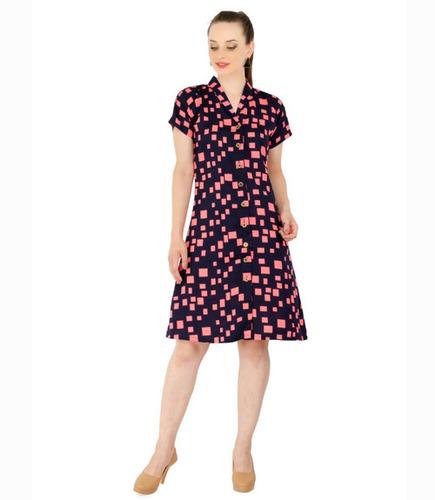 Printed Regular Dress for Women