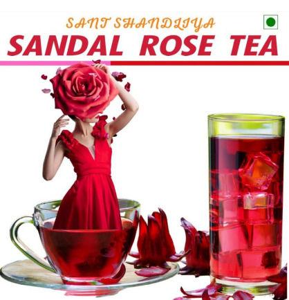 Sant Shandilya Sandal Rose Tea