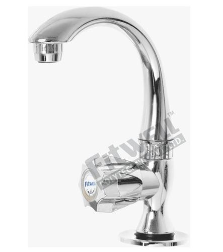 PVC Swan Cock Chrome 