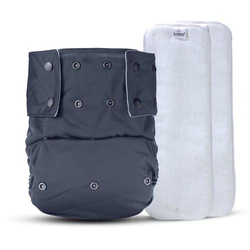 Bumberry Adult Pocket Diaper with 2 Microfiber Insert (Ash)