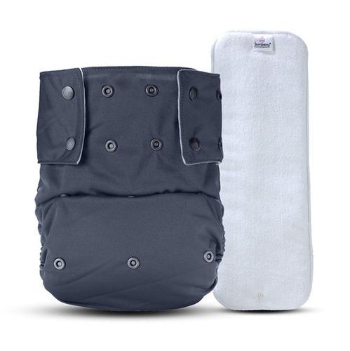 Bumberry Adult Pocket Diaper with 1 Microfiber Insert (Ash)